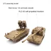 Diecast Authentic 4D Assembly Model 1/72 Chinese Plz05 Howitzer Red Arrow 10 Tank Plast Toy Ornament