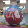 Partihandelsspel som annonserar uppblåsbara aktiviteter 10MH (33ft) Rolig PVC Uppblåsbar leksak Multicolor Sphere Shape Christmas Ornament Ball Decoration Balloon