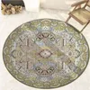 Round Carpets for Living Room Vintage Floral Large Area Home Decor Luxury Bohemian IG Exotic Art Soft Bedroom Polyester Rugs 240223