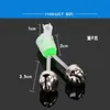 10PC double spiral bell fish mouth alarm outdoor night fishing rod tip clamp tool accessories 240305