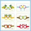 Nouveau 12 pièces été hawaïen papier enfants fête accessoires ananas pastèque fruits thème Photo lunettes cadeaux d'anniversaire