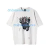 Saint Michael Cho 24ss Nouveau motif de dessin animé de robot Photo blanche T-shirt à manches courtes pour hommes et femmes Mds2
