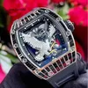 Ekskluzywne zegarek Gorący nadgarstki RM RZYWA RM57-02 Eagle Wings Tourbillon Limited Edition Sports zegarek