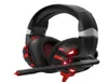 Gaming Headset PS4Wired Stereo Game hörlurar med kristallklara ljud LED -lampor Neklöst mikrofon för PlayStation 8109635