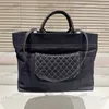 Sac d'aéroport Designer Femmes Sac à bandoulière 35 cm Denim Classique Broderie Argent Matériel Boucle En Métal Top Luxe Fourre-Tout En Cuir Bandoulière Sac Sous Les Bras Sac Shopping