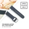 Apple Watch Bands Strap IWATCH Apple Leather Strap Punching Car Lineベルトフルグレインレザー38/40/42/44mmシリーズ3/4/5世代