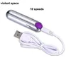 USB potente mini vibratore bullet giocattoli del sesso per donna stimolatore clitoride 10 velocità vibratori per donna G spot AV stick massaggiatore4226403
