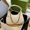 10A Högkvalitativ designer Bag Women Luxury Shoulder Bag Chain Handbag Crossbody Bag Women Classic New Moon Wallet 02