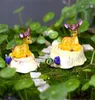 Designs Deers Animals Fairy Garden Miniatures Mini Gnomes Moss Terrariums Harts Hantverk Figurer för trädgårdsdekoration4856819