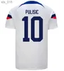 Koszulki piłkarskie 2023 Mistrzostwa Świata Stany Zjednoczone Reyna Weah Swanson USASas Morgan Rapinoe Men Men Woman / Kit Kit Football Shirth2435