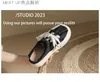 Chaussures décontractées mode d'été tête ronde Baotou bord déchiqueté demi Tuo semelle épaisse un pied toile petite femme blanche