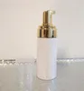 12 stuks 100 ml plastic schuimpompfles hervulbare lege cosmetische fles wimpers reiniger zeep schuimende shampoofles met gouden 201011238991