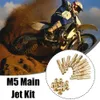 Nouveau Kit principal M5 10 pièces Jet lent/pilote pour carburateur de moto PWK Keihin OKO CVK NSR KSR PWM