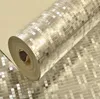 Glitter Pvc Tapety Rolls Złote Srebrna Folia Sypialnia Tapeta lustro MOSAIC Blask 3D Tapety do salonu Dekorowanie domu243771139