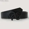 Ceintures ceintures créatif Animal noir alliage serpent boucle ceinture sangle rétro Design ceinture ceintures ceintures 240305