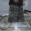 Herenshorts Y2K volledige print graffiti tas casual zomer knieshorts heren wijde pijpen straatkleding trekkoord vijfpuntsbroek oversized Q240305