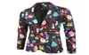 Men039sクリスマススーツジャケット印刷されたクリスマスシャツのトップノベルティスノーマンアダルトクリスマスファンシードレスCL36157513