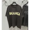 Balanciaga T Shirt Paris Designer Koszulka Kobiety Kobiety Koszulka Mężczyzn Mężczyzn Balanciaga Balanciaga z kapturem T-shirt Polo puste haftowa wysokiej jakości koszula męska 1968