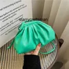 Itália Bolsa Hangbag Botteg Venet L Bolsa Pequena Feminina 2024 Nova Moda Coreana Bolsa Crossbody Estilo Ocidental Bolsa de Ombro Simples e Elegante