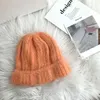 Bérets INS influenceur tricot bonnets chapeau couleur Macaron doux cireux haute qualité laine tout-match hiver chaud femmes casquettes
