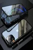 レンズ保護温度ガラス磁気吸着電話ケースiPhone 12 Pro Max 13 11 XS XR X 8 7 6SプラスショックプルーフフリップC5599563