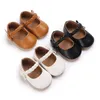 Babyschoenen Baby Meisjes Schoenen Zachte zool PU-leer Strik Wieg Antislip Flats Peuter