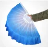 Kinesisk dansfläkt Silk Weil 5 färger tillgängliga för vitt fan Bone Wedding Folding Hand Fan Party Favor