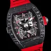 Montre de marque Grestest montres-bracelets RM montre-bracelet Rm022 (ntpt rouge) montre chronographe mécanique automatique