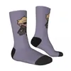 Women Socks Alberts Strumps berömda anime design elegant vinter anti skid unisex springande sport mjuk andas