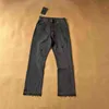 2023 Jeans para hombre Diseñador Hacer jeans lavados viejos Pantalones rectos cromados Estampados de letras del corazón para mujeres Hombres Estilo largo informal