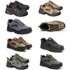 Mens Mountaineering Shoes New Four Seasons 야외 노동 보호 대형 남성 신발 신발 신발 신발 신발 운동화 패션 캔버스 신발 회색 41