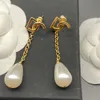 2024 Pendientes Joyería de diseño DolclyG Tienda de fábrica al por mayor Colgante Boutique Pendientes de perlas artesanales Regalos de joyería para niña y mujer