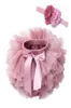 Kjolar spädbarn född fluffig pettiskirts tutu baby flickor prinsessan kjol party kläder tyll bloomers blöja täckning outfits1739735