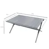 Table de camping de meubles de camp pliant pliable pliable avec sac de transport pour balcon de balcon de la fête de cuisine