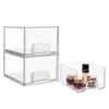 Storage Boxes Stackable Makeup Organizer Containers Cosmetic Drawer With For Bathroom