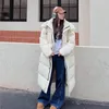 Women's Trench Coats Cotton Jacket Long Knee Length 2024 Winter Korean Version Thickened Fashion Versatile Commuting P241