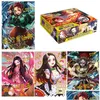 2023 Original Demons Slayers Coleção Cartão TCG Jogo Colecionadores Edição Colecionador Cartões Brinquedos de Mesa para Família Crianças Natal G Dhhul