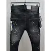 2024 DSquare Designer Jeans DSQ2 Black Hip Hop Rock Moto Coolguy Jeans Design Designded Descred Denim DSQ for Men 881 Designer D2 Pants Pants UK