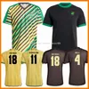 24 25 Jamaica Jerseys de futebol 2024 2025 Home Away Retro Camisa de Futebol Earle Whitmore Dawes Sinclair Antonio Nicholson Treinamento Terno Uniformes Pré-Jogo Camiseta