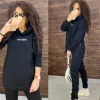 Takım Kış Kış İki Parça Terzini Kadınlar Sıcak Büyük Boyu Sweatshirt Hoodies Chandal Ropa De Mujer Sports Jogging Takım Takımları Kadın Setleri