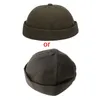 Ball Caps Autumn Winter Men Women Skullies Hat Adjustable Brimless Dome Melon Hip Hop Cap