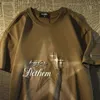American Street Hiphop Star Print T-shirt à manches courtes pour hommes et femmes Y2K Vêtements Oversize Été Décontracté Couple Top 240227