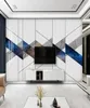 3D PO Wallpaper Mural Modern Minimalist Geometric Colorful Imposition Abstract Living Room Decoration Bakgrund Bakgrund Mura1574796