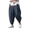 Löst casual breda svettbyxor manliga lastbyxor elastiska fasta byxor manlig sommar lös fitness baggy streetwear pantalones 230226