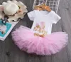 1 Year Baby Girl Birthday Tutu Dress Toddler Girls 1st Party Outfits Newborn Christening Gown 12 Months Infantil Baptism Clothes K4175120