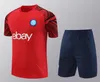 24 25 manica corta per adulti Napoli Tuta maglia da calcio 2024 2025 tuta da calcio Kit tute SSC Napoli senza maniche AE7 D10S tuta da allenamento tuta Chandal Jogging