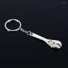 Keychains 10st Novelit Gift Fashion Justerbar skiftnyckelbil Nyckelring Alloy Keyring Creative Charm Metal Key Holder KeyFobs Wholesale J106