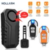 Hollarm Wireless Bicycle Vibration Alarm IP55防水モーターサイクルアラームリモートコントロールAntitheft Bike Detector Alarm System 240219