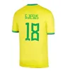 2024 Brazils Soccer Jersey Neymar Jr Brasil Casemiro National Team G.Jesus P.Coutinho Home Away Men Kids L.Paqueta T.Silva Pele Marcelo Vini Jr Football Shirt Uniform 99