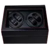 4 6 High End Automatic Watch Winder Boxwatches Lagringsmycken Holder Display Pu Leather Watch Box Ultra Quiet Motor Shaker Box227y